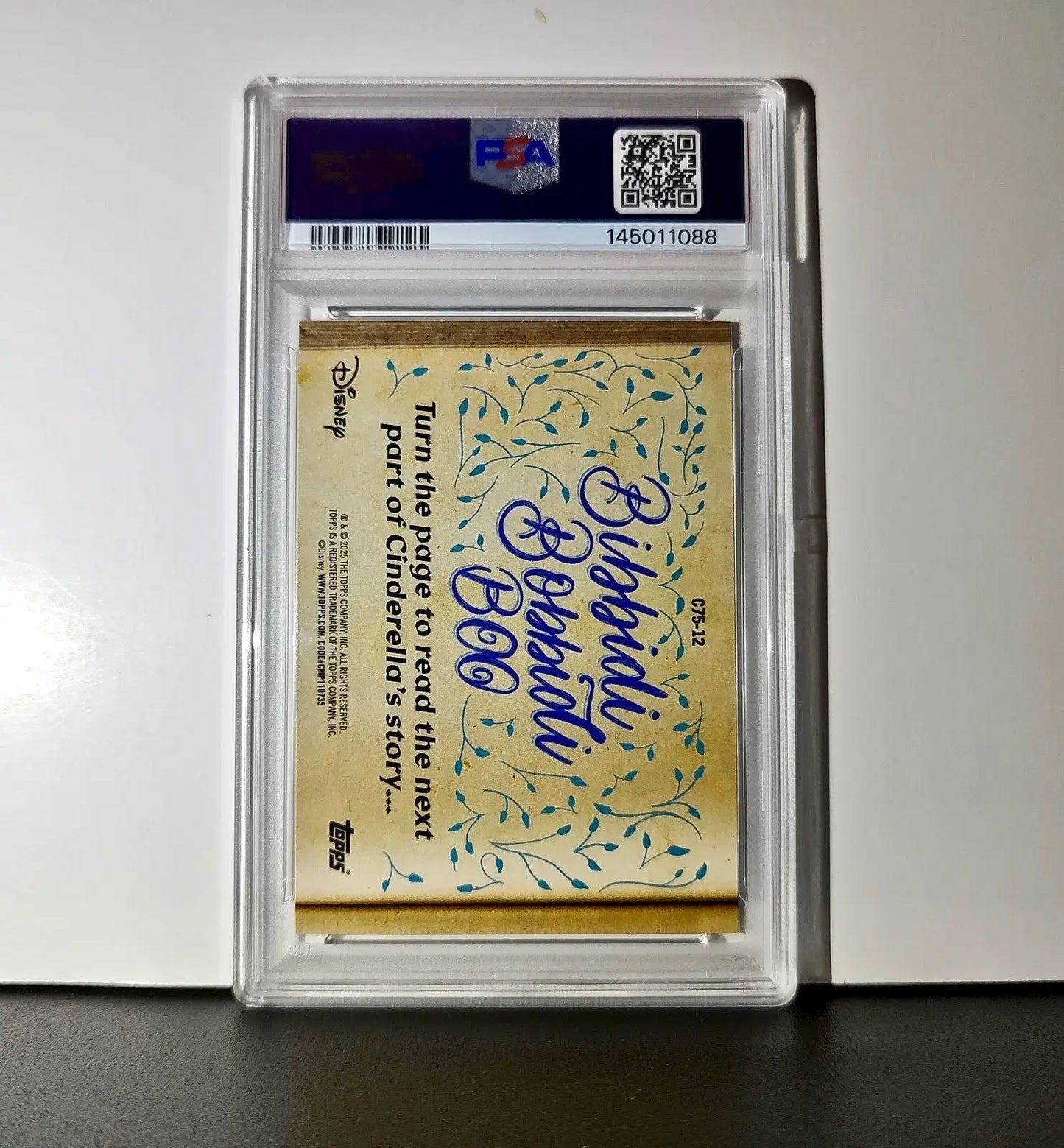 Why she must be… Cinderella’s Fairy Godmother! 2025 Topps Disney #C75-12 PSA 9 - Non-Sports Card Single