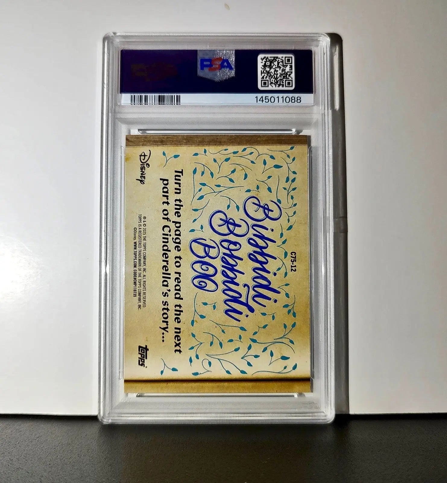 Why she must be… Cinderella’s Fairy Godmother! 2025 Topps Disney #C75-12 PSA 9 - Non-Sports Card Single