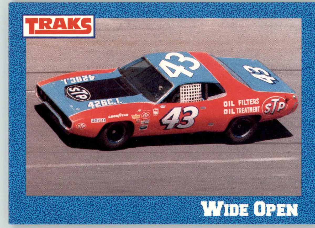 Wide Open (Petty at Home) - 1991 Traks Richard Petty - #2 - Racing - Racing Card Single