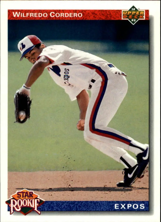 Wil Cordero 1992 Upper Deck MLB #16 Star Rookies Baseball Card Montreal Expos - Baseball Card Single