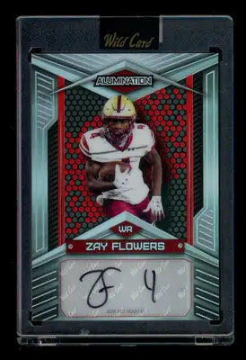 Wild Card Alumination Zay Flowers #AB-125 64/75 Football