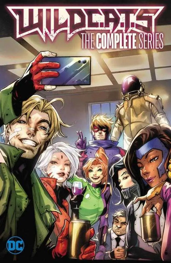 Wildcats comic book cover featuring Halo Corporation and Motley Crew by Jim Lee
