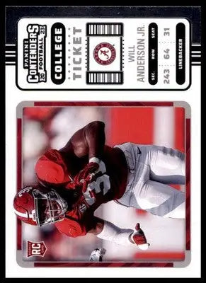 Will Anderson Jr. 2023 Panini Chronicles Draft Picks Contenders #23 Alabama - Football Card Single