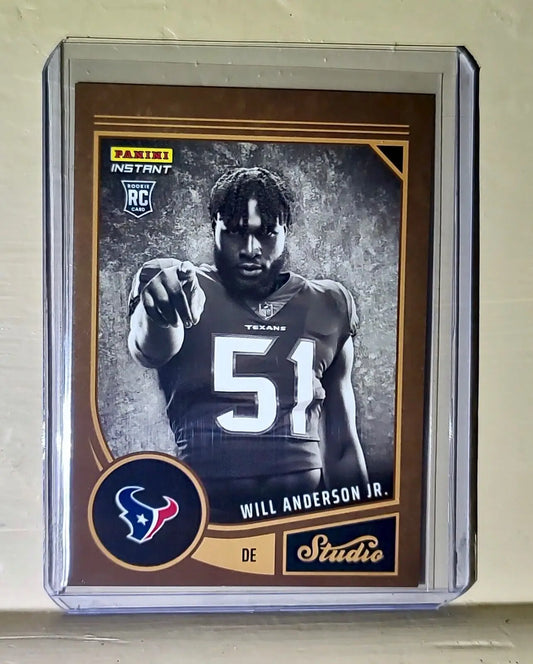 Will Anderson Jr. 2023 Panini NFL Studio Rookies #29 Rookie Card 1/370 - Football Card Single