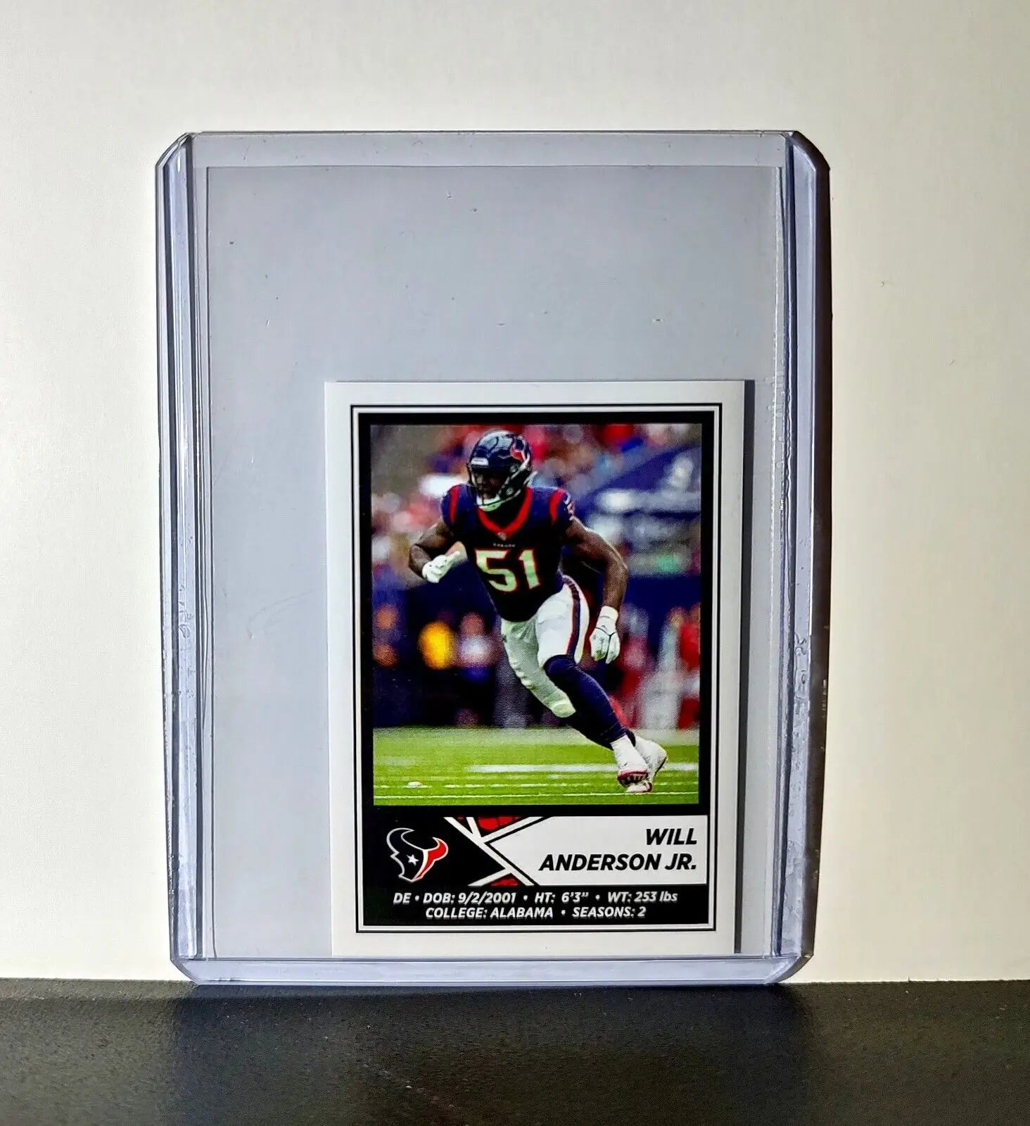 Will Anderson Jr. 2024 Panini NFL Sticker #179 Houston Texans