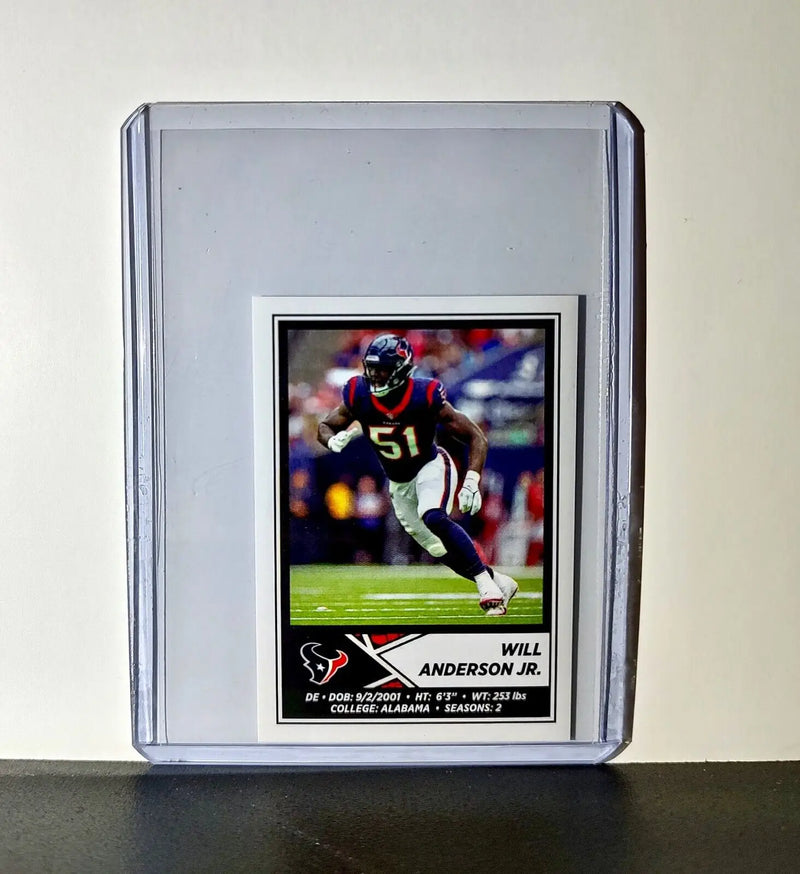 Will Anderson Jr. 2024 Panini NFL Sticker #179 Houston Texans