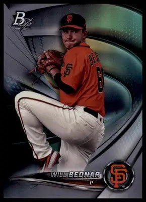 Will Bednar 2022 Bowman Platinum Top Prospects #TOP-92 San Francisco Giants - Baseball Card Single