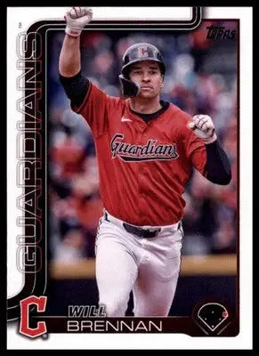 Will Brennan 2025 Topps #240 Cleveland Guardians - Baseball Card Single