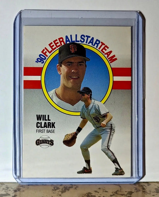 Will Clark 1990 Fleer All-Star Team MLB #2 Baseball Card San Francisco Giants - Baseball Card Single