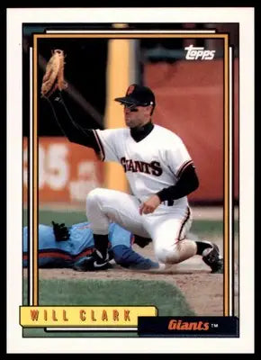 Will Clark 1992 Topps #330 San Francisco Giants - Baseball Card Single