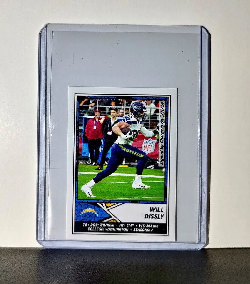 Will Dissly 2024 Panini NFL Sticker #287 Los Angeles Chargers