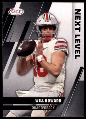 Will Howard 2025 SAGE HIT #105 Ohio State Buckeyes - Football Card Single