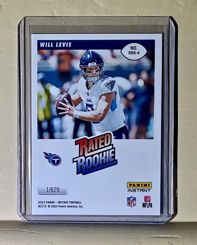 Will Levis 2023 Panini NFL Rated Rookie Retro #4 Football Card Tennessee Titans 1/629