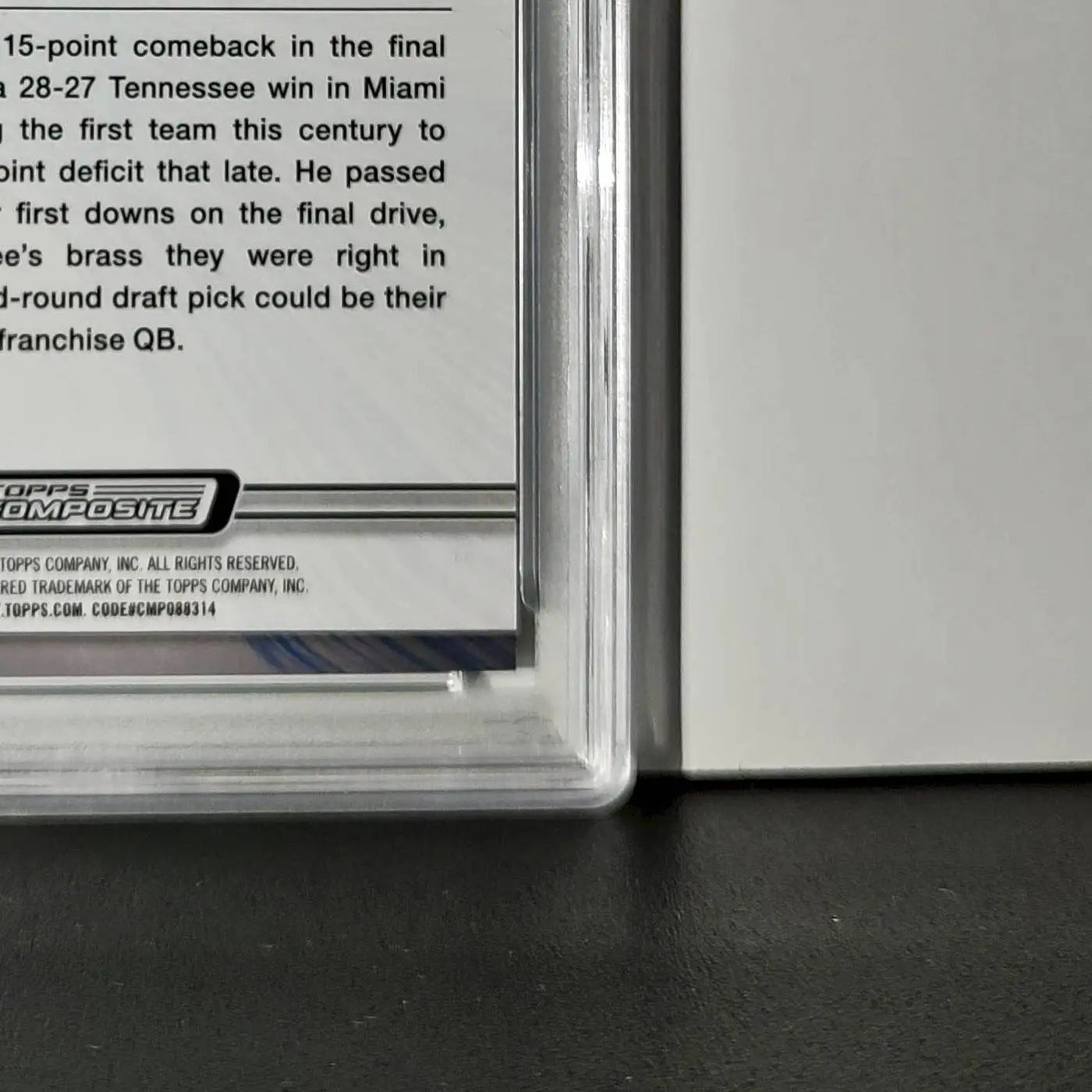 Will Levis 2023 Topps Resurgence Rookie #100 Surge 153/249 PSA 9 Mint - Football Card Single