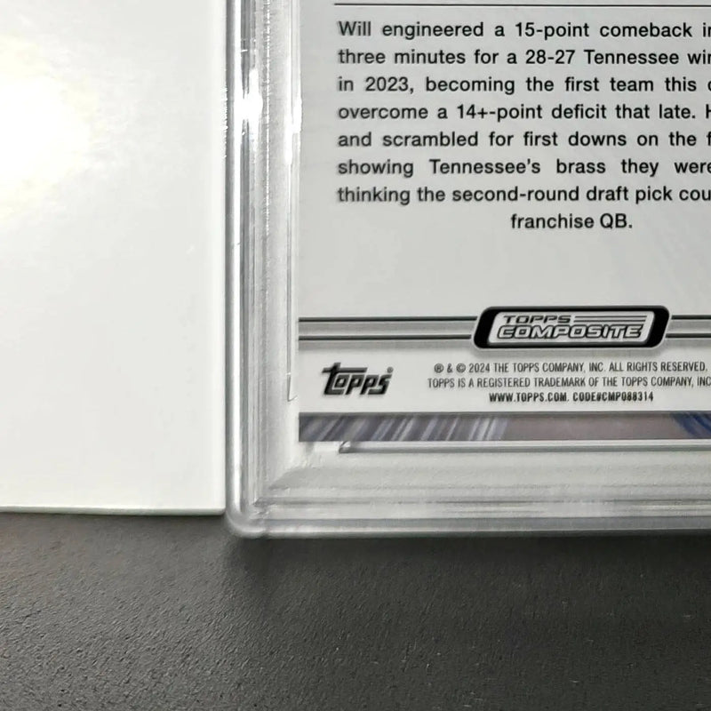 Will Levis 2023 Topps Resurgence Rookie #100 Surge 153/249 PSA 9 Mint