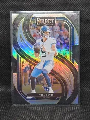 WILL LEVIS 2024 SELECT PREMIER LEVEL SILVER PRIZM TITANS #200 - Football Card Single