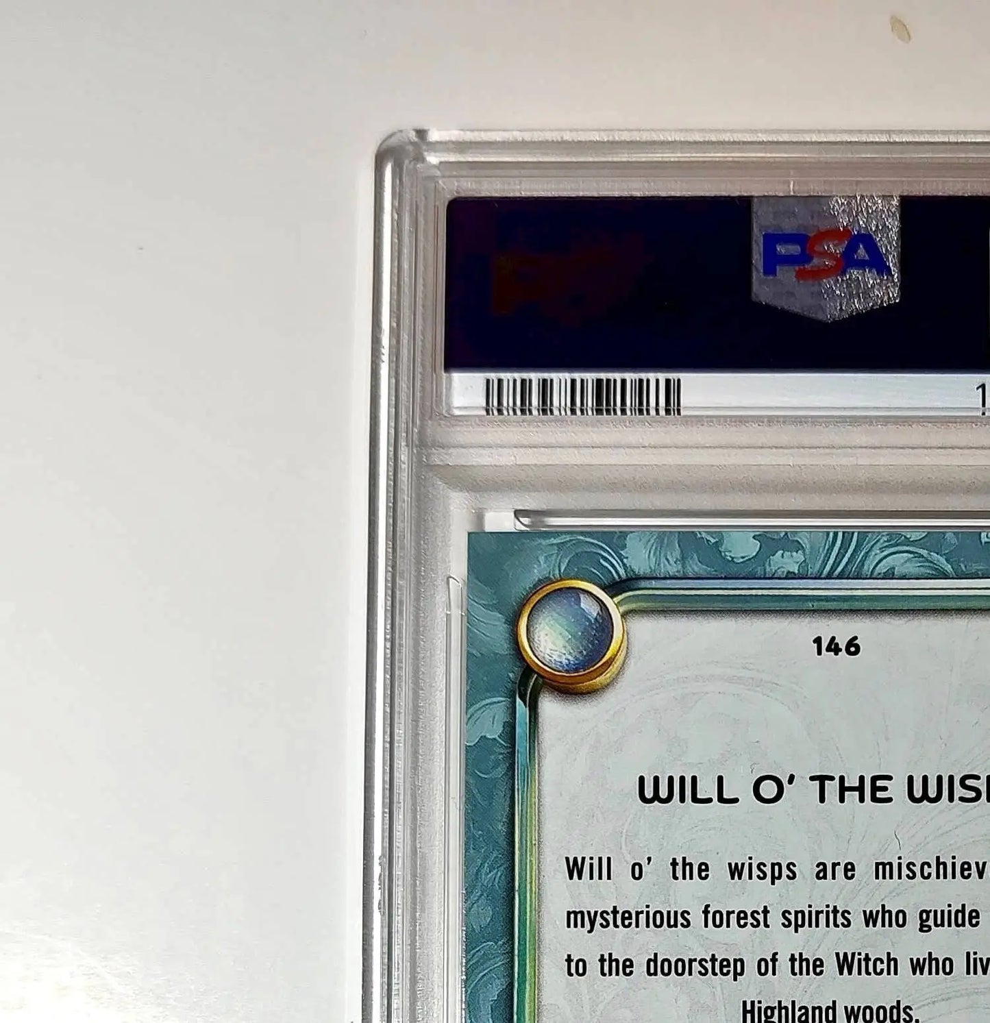 Will O’ The Wisps 2025 Topps Disney Wonder #146 Diamond Card Brave PSA 9 - Non-Sports Card Single
