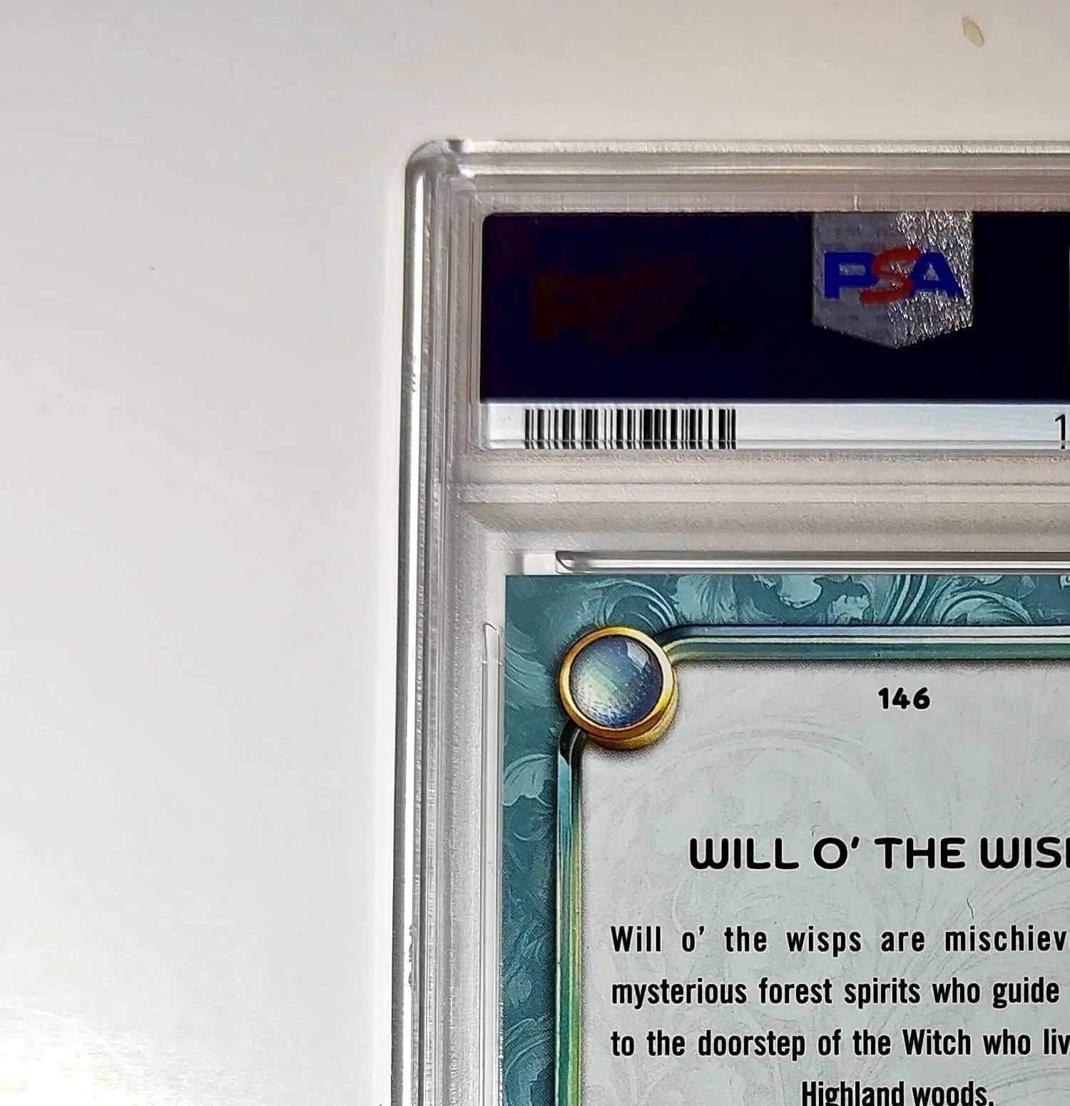 Will O’ The Wisps 2025 Topps Disney Wonder #146 Diamond Card Brave PSA 9 - Non-Sports Card Single