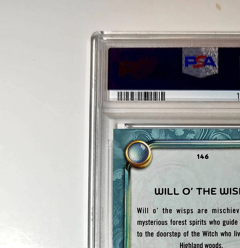 Will O’ The Wisps 2025 Topps Disney Wonder #146 Diamond Card Brave PSA 9