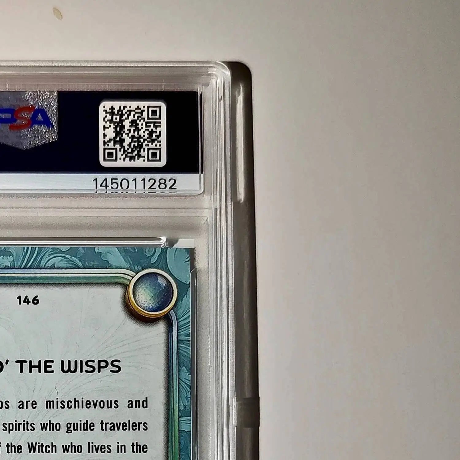 Will O’ The Wisps 2025 Topps Disney Wonder #146 Diamond Card Brave PSA 9 - Non-Sports Card Single