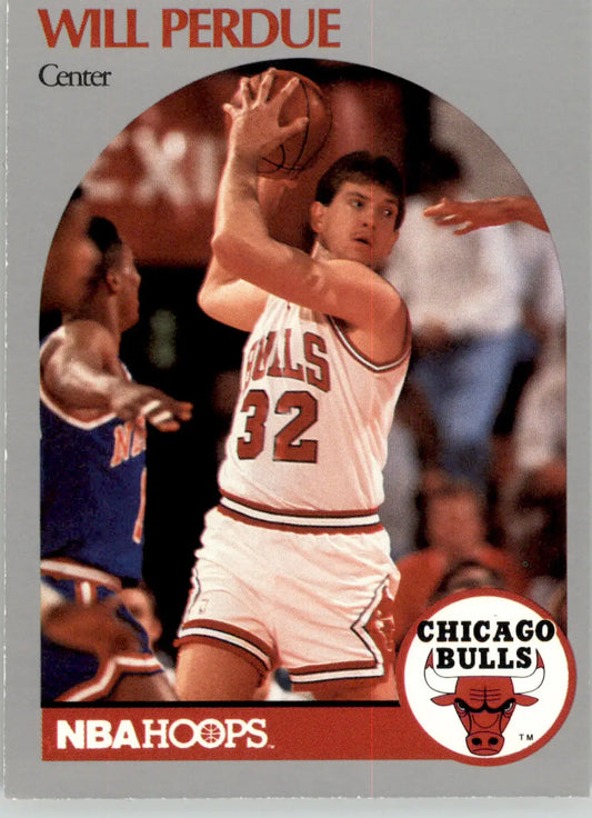 Will Perdue - 1990-91 Hoops - #68 - Basketball - Basketball Card Single