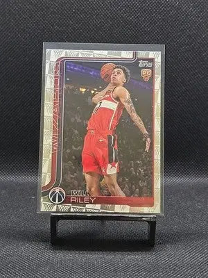 Will Riley 2025/26 Topps Basketball RC #221 Season Tip-off Variation Wizards - Basketball Card Single