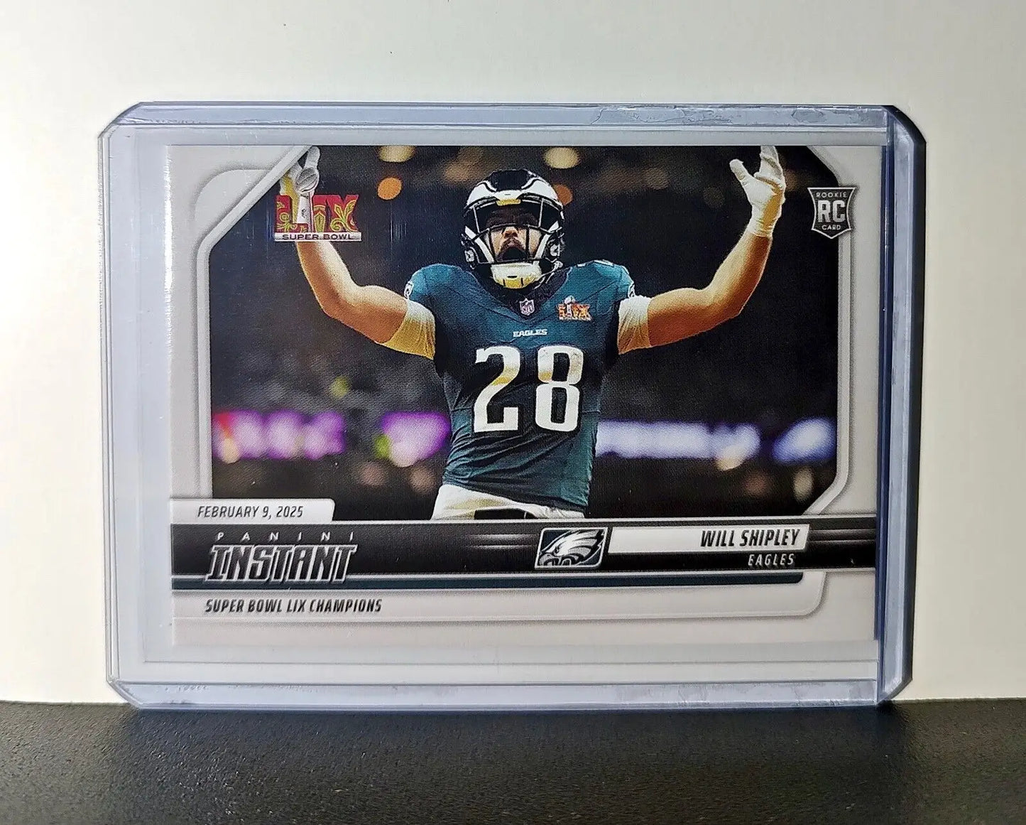Will Shipley Rookie 2024 Panini Super Bowl LIX Champions NFL #28 Football Card