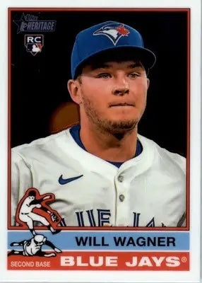 Will Wagner - 2025 Topps Heritage - #35 - Chrome RC Baseball - Baseball Card Single