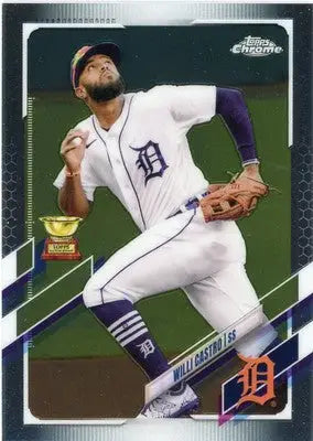 Willi Castro 2021 Topps Chrome #22 Detroit Tigers - Baseball Card Single