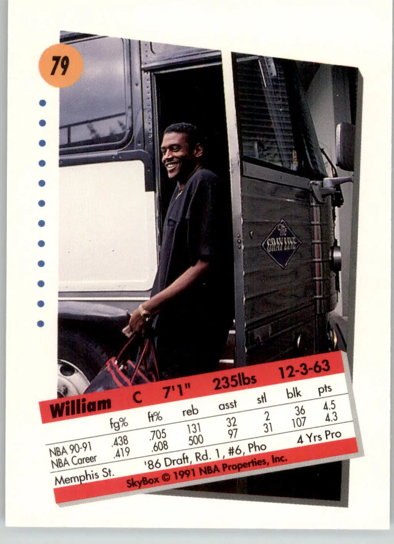 William Bedford - 1991-92 SkyBox - #79 - Basketball - Basketball Card Single