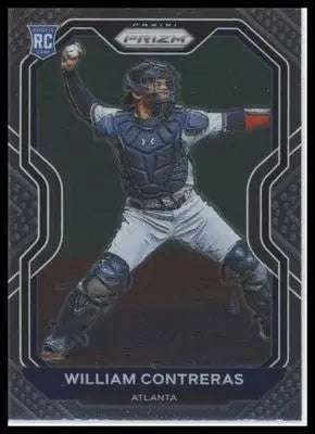 William Contreras Rookie 2021 Panini Prizm #105 Atlanta Braves - Baseball Card Single