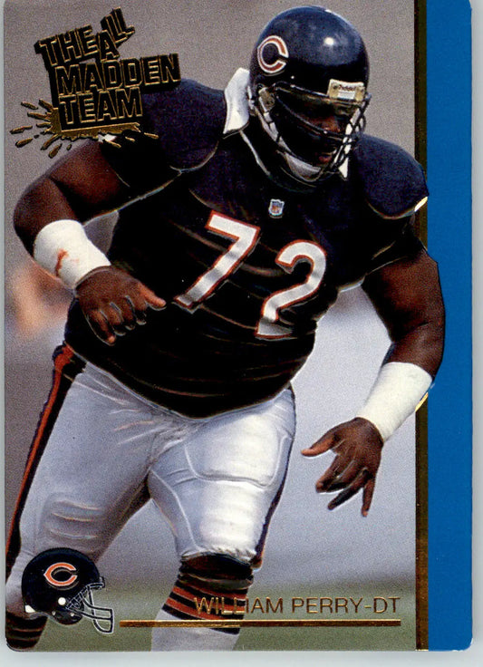 William Perry - 1991 Action Packed All-Madden - #16 - Football - Football Card Single