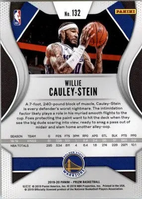 Willie Cauley-Stein - 2019-20 Panini Prizm - #132 - Basketball - Basketball Card Single