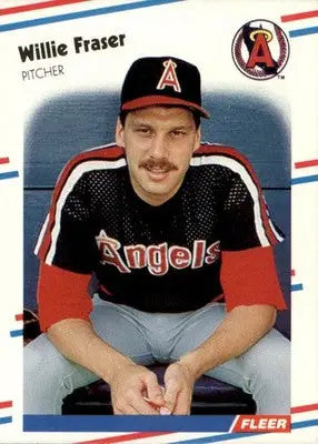 Willie Fraser - 1988 Fleer - #490 - Baseball - Baseball Card Single