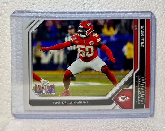 Willie Gay Jr. 2023 Panini NFL Superbowl Champions #28 Card Kansas City Chiefs - Football Card Single