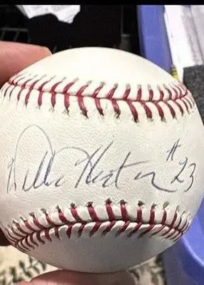 Willie Horton Detroit Tigers Autographed Baseball with MLB Authentication - Sports Memorabilia