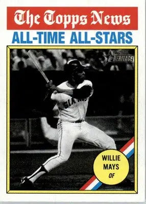 Willie Mays - 2025 Topps Heritage - #341 - Baseball - Baseball Card Single