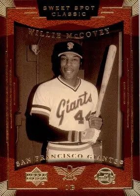 Willie McCovey - 2004 Upper Deck Sweet Spot Classic - #90 - Baseball - Baseball Card Single