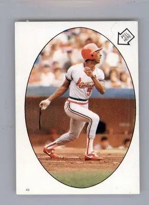 Willie McGee - 1986 Topps Stickers - #45 - Baseball - Baseball Card Single