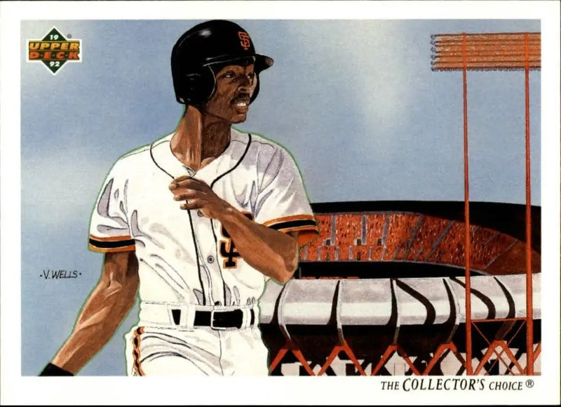Willie McGee 1992 Upper Deck MLB #34 Team Checklist Card San Francisco Giants - Baseball Card Single