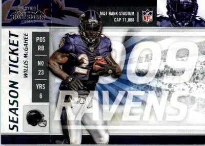 Willis McGahee - 2009 Playoff Contenders - #10 - Football - Football Card Single