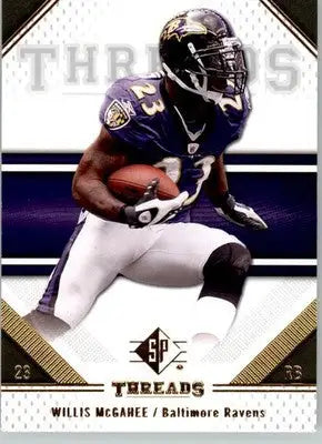 Willis McGahee - 2009 SP Threads - #100 - Football - Football Card Single