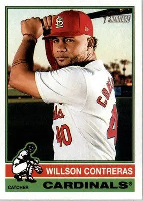 Willson Contreras - 2025 Topps Heritage - #218 - Baseball - Baseball Card Single