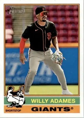 Willy Adames - 2025 Topps Heritage - #122 - Baseball - Baseball Card Single