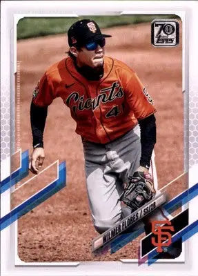 Wilmer Flores 2021 Topps #191 San Francisco Giants - Baseball Card Single