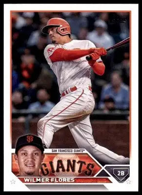 Wilmer Flores 2023 Topps #552 San Francisco Giants - Baseball Card Single