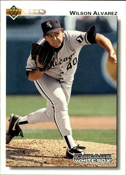 Wilson Alvarez 1992 Upper Deck MLB #573 Baseball Card Chicago White Sox - Baseball Card Single