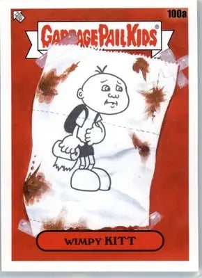 Wimpy Kitt - 2022 Topps Garbage Pail Kids: Book Worms - #100a - Non_sport - Non-Sports Card Single