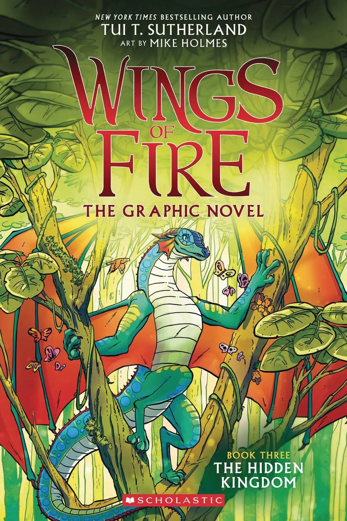 Wings of Fire Graphic Novel Hidden Kingdom cover art for Wings of Fire SC GN Vol 03