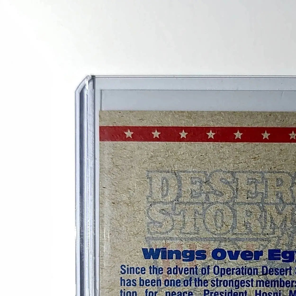 Wings Over Egypt 1991 Topps Desert Storm #31 Card